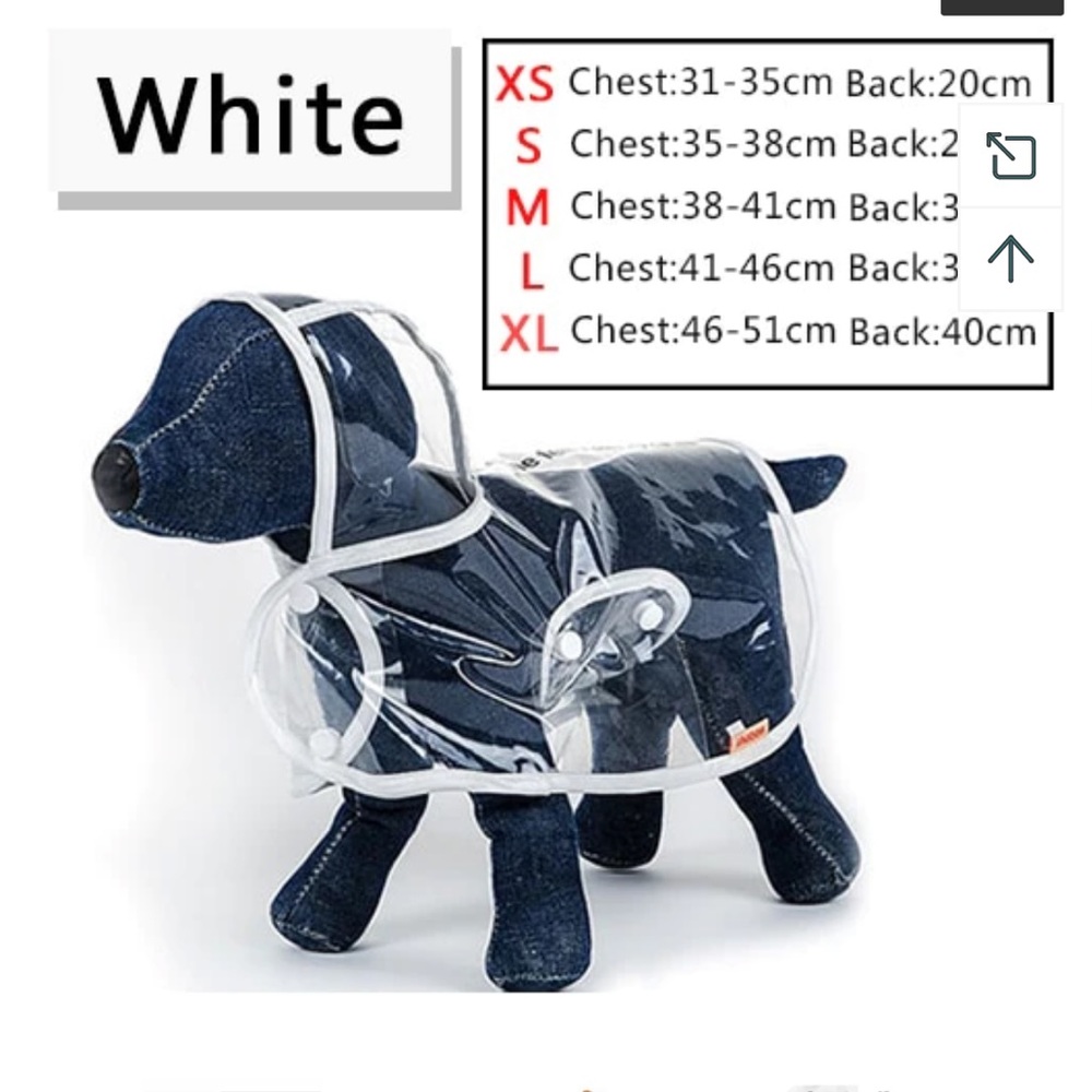 New Hoopet Dog Rain Jacket